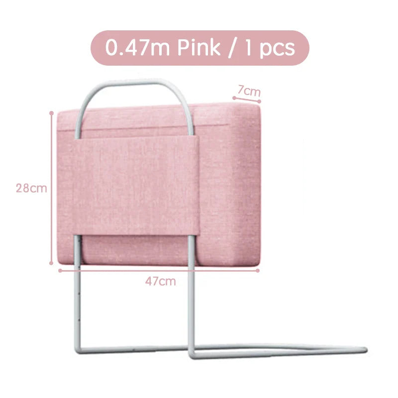 Baby Bed Rail Safety Barrier - 47cm Child Bed Fence Railing for Kids' Bed Protection and Safety