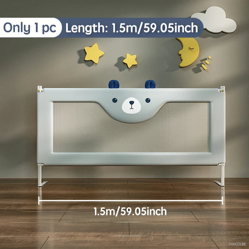 Baby Bed Guardrail Safety Railing - Protective Barrier for Kids' Beds, Bed Fence for Child Safety, 1pc Bed Rail Guard