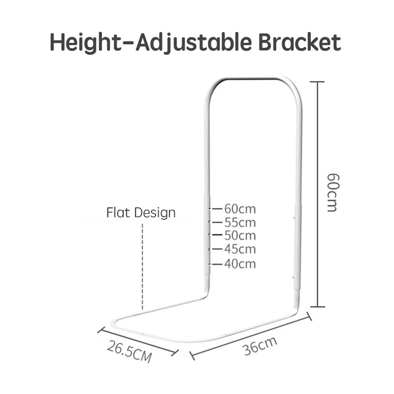 Baby Bed Rail Safety Barrier - 47cm Child Bed Fence Railing for Kids' Bed Protection and Safety