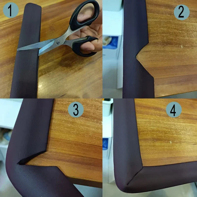 Safety Corner Guards for Kids, 2m Baby Bumper Strip, Table Edge Protection, U-Shaped Corner Cushion with Adhesive