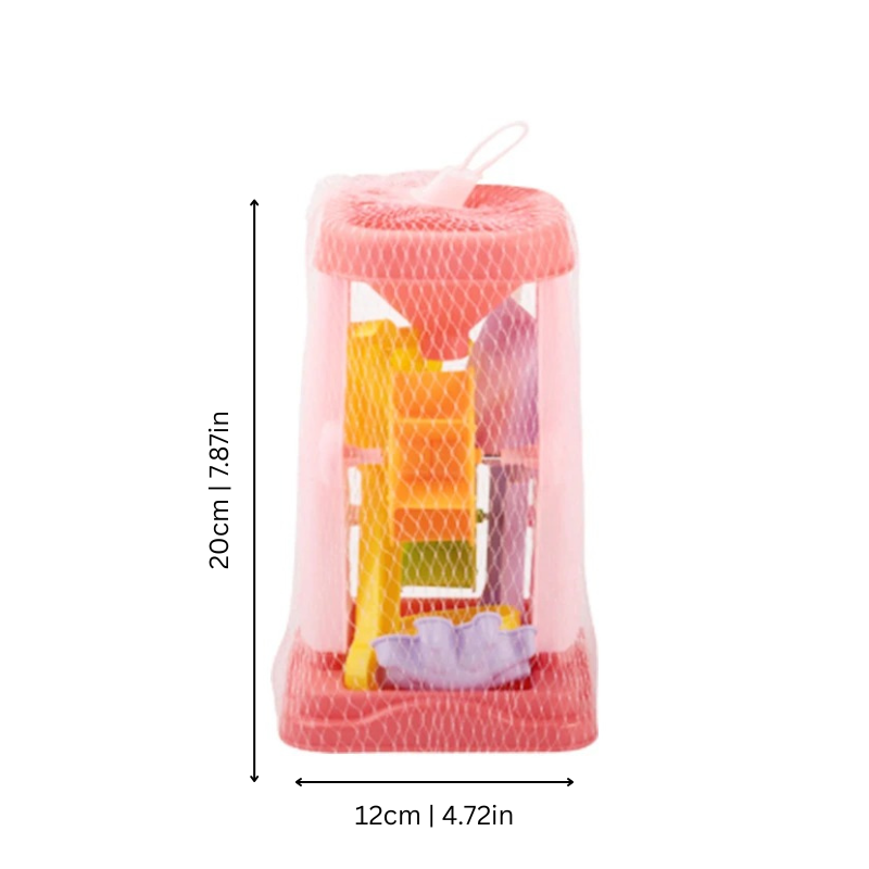 Water & Sand Wheel 5x Set | Colorful, Sensory Play for Kids Aged 1-5 | Includes Shovels, Molds & Spinner for Backyard Fun