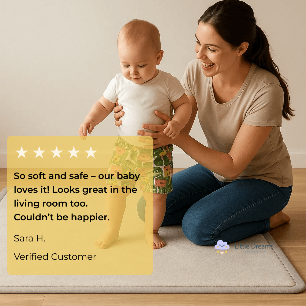 Premium Soft Play Mat | Cozy, Non-Toxic & Ideal for Baby's Adventure Zone