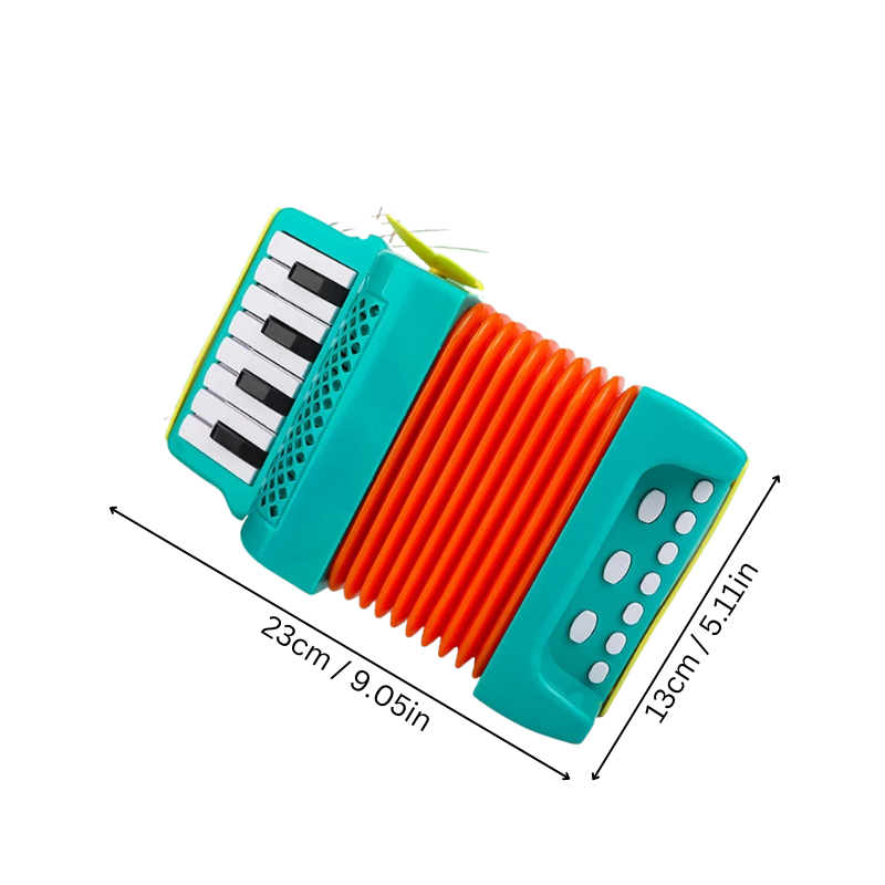 Colorful Accordion Toy for Kids | Lightweight, Ergonomic Design to Boost Rhythm Skills & Creativity for Ages 4-5+