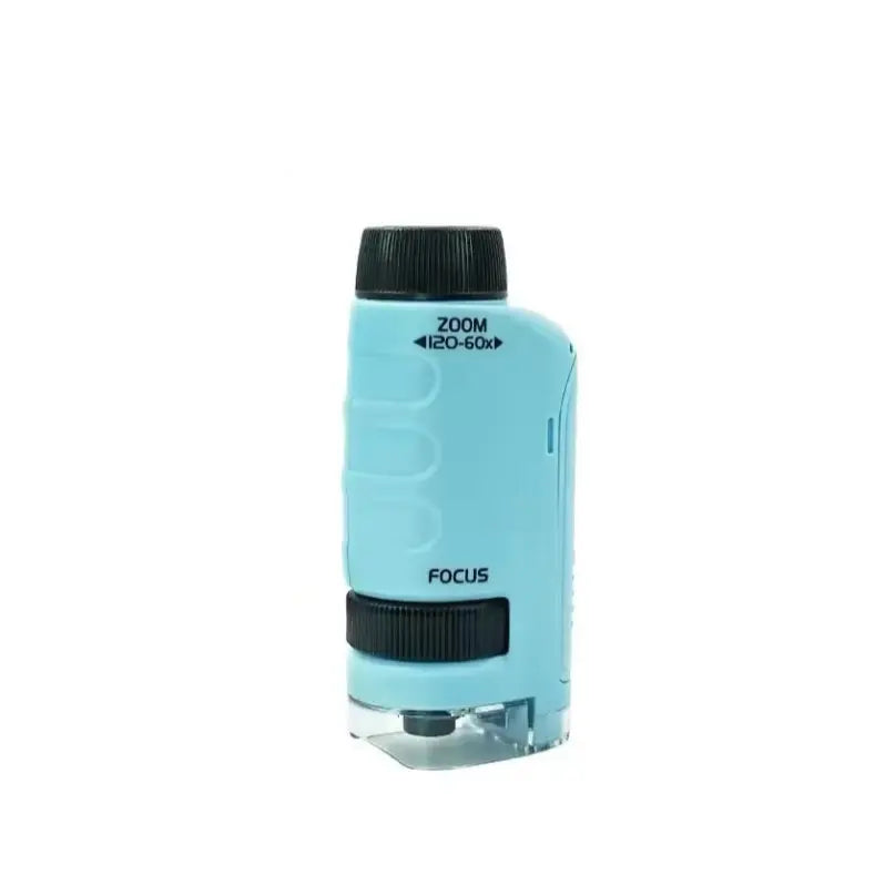 Kids Portable Microscope | 60-120x Magnification with LED Light for STEM Learning and Nature Exploration