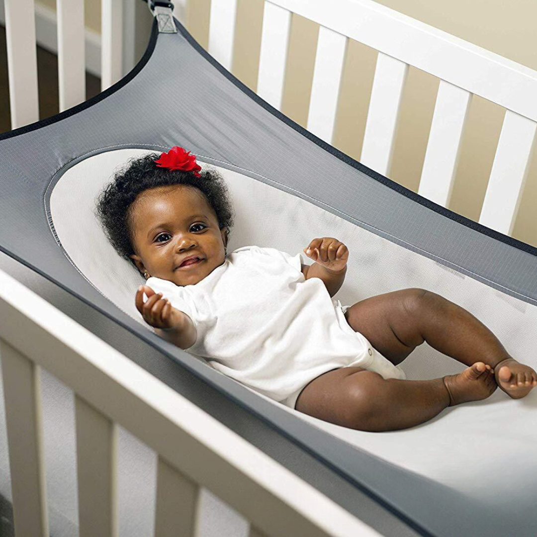 DreamNest™ | Breathable Baby Hammock | Soft Cotton Fabric | Adjustable Design for Infants & Toddlers | Ideal for Safe Sleep & Comfort