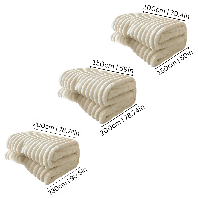 Soft Throw Blanket | Cozy and Plush Teddy Throw for Extra Comfort