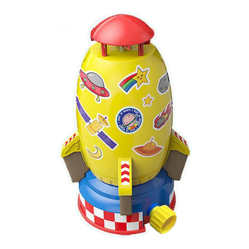 Customizable Water Rocket Toy | Quick Setup, Splash-Ready Fun for Outdoor Play & Active Kids 5+ Years