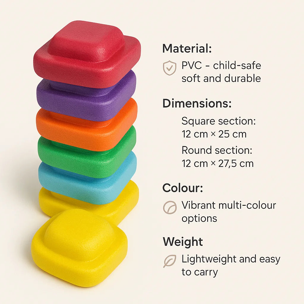 Sensory Stepping Stones - Enhance Coordination & Imagination