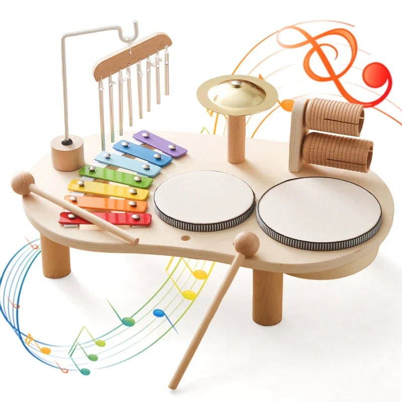 Baby Music Set Drums for Infants - Musical Instruments for Kids and Toddlers, Ideal Educational Toy for Early Development