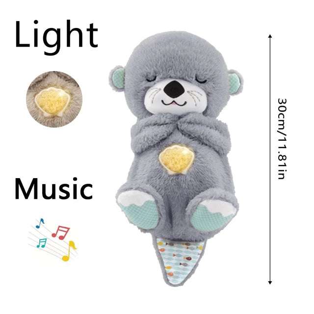 Sleepy Bedtime Breathing Otter Toy