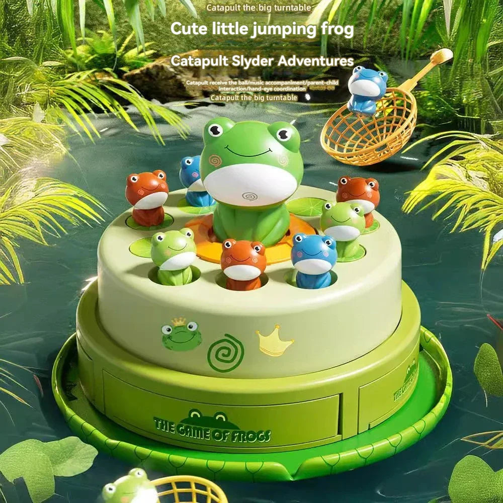 Frog Music Playset - Cheerful Frog Toy for Kids - Fun Musical Activity Set - Ideal for Early Learning and Development