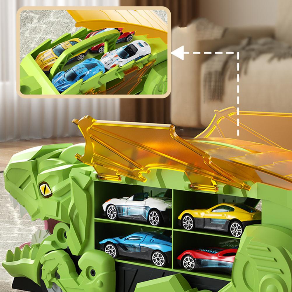 Children’s Dino Truck Playset – Dinosaur Car Transporter and Monster Trucks for Boys