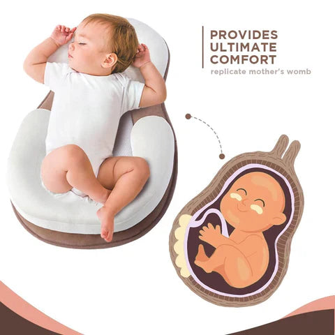 DreamNest™ | Portable Baby Lounger with Breathable Fabric | Infant Sleep & Play Solution for Home & Travel