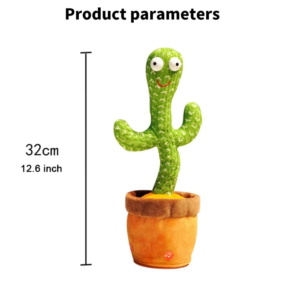 Cactopia™ | Sound-Reacting Dancing Cactus Toy | Interactive Musical Plant for Kids & Home Decor
