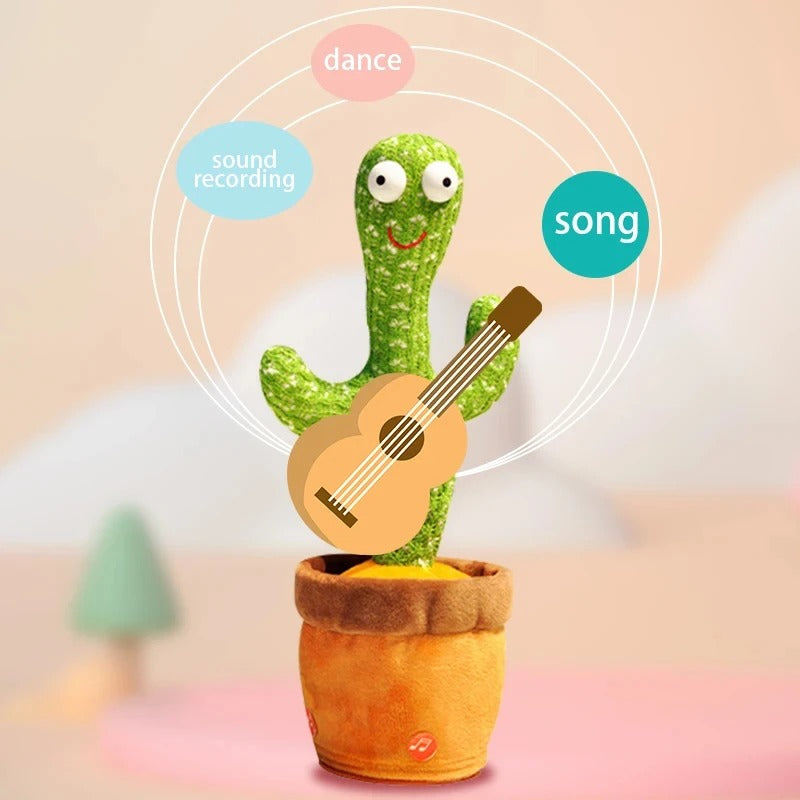 Cactopia™ | Sound-Reacting Dancing Cactus Toy | Interactive Musical Plant for Kids & Home Decor