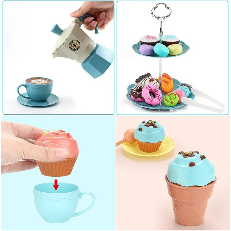 Kids' Kitchen Playset | Durable ABS Material, Educational & Imaginative Role Play for Young Chefs