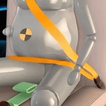 Pregnancy Seat Belt | Comfortable & Adjustable Car Safety Belt for Pregnant Women (Mimi Style)