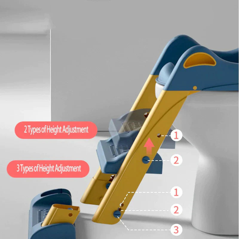LooMaster™ | Climbable Toilet Seat for Easy Potty Training | Adjustable for Toddlers & Kids