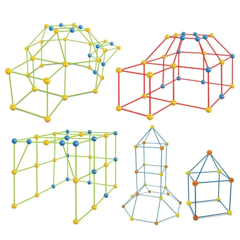 Educational DIY Fort Kit for Kids | Fun Craft Kit for Kids STEM