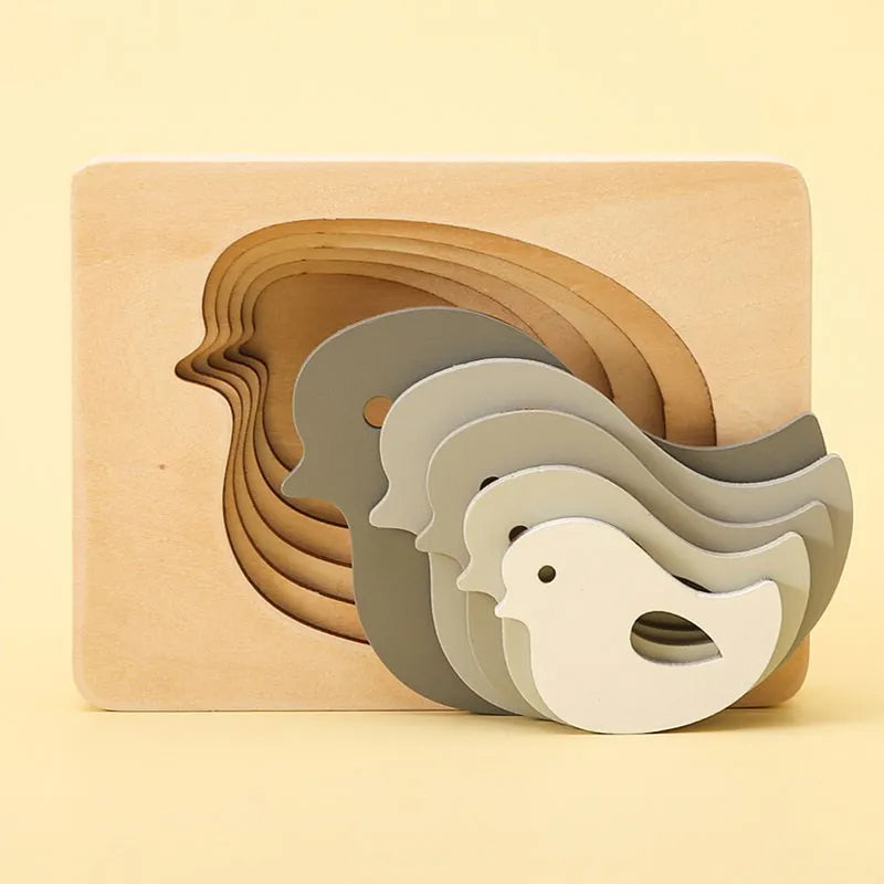AnimaliaQuest™ | Montessori Wooden Sorting and Learning Toy | Educational Animal Design for Toddlers & Kids