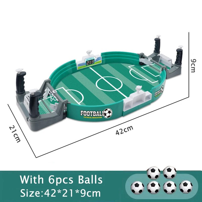 KickMaster™ | Mini Table Football Set | Compact Portable Game | Perfect for Kids & Family Fun
