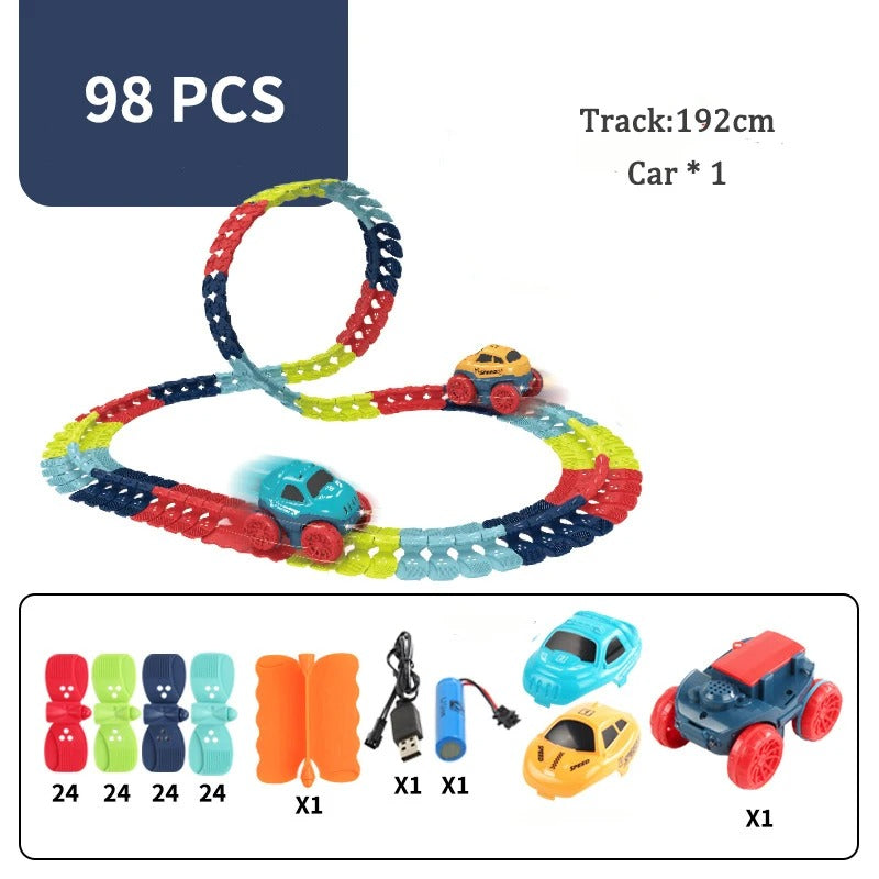 MysticTracks™ | Extra Train Tracks for CrazyRide Playsets | Expand Your Toy Train Set for Endless Fun