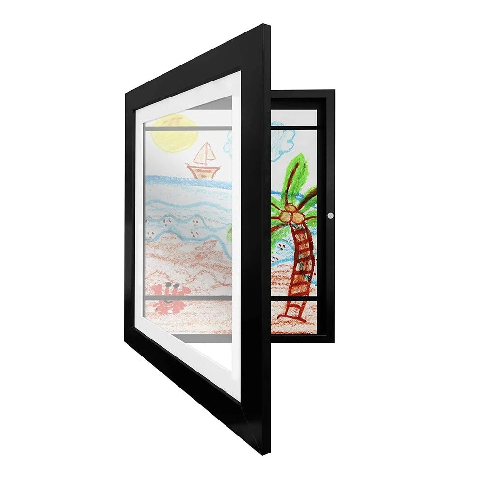 Artiscope™ | Kids Picture Frame for 150 Drawings | Large Collage Display for Children's Artwork & Crafts