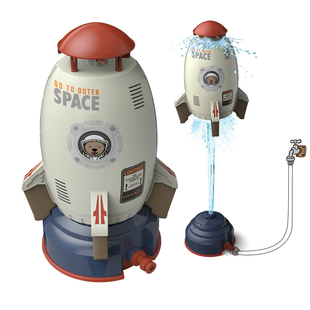 Flying Water Rocket - A splashing water adventure - Water jet rocket