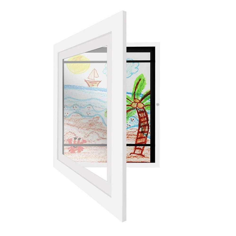 Artiscope™ | Kids Picture Frame for 150 Drawings | Large Collage Display for Children's Artwork & Crafts