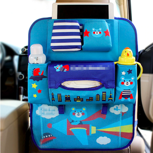 Backseat Organizer for Kids Colorful Hanging Car Storage - Balma Home