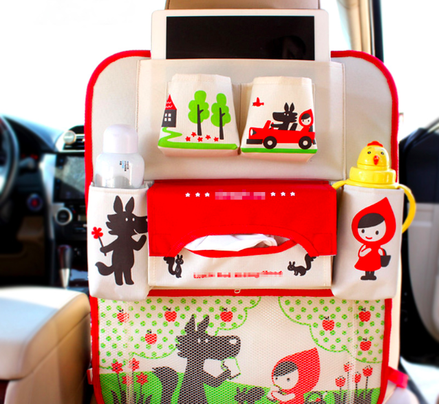 Backseat Organizer for Kids Colorful Hanging Car Storage - Balma Home