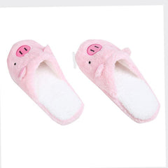 Soft Pink Pig Slippers