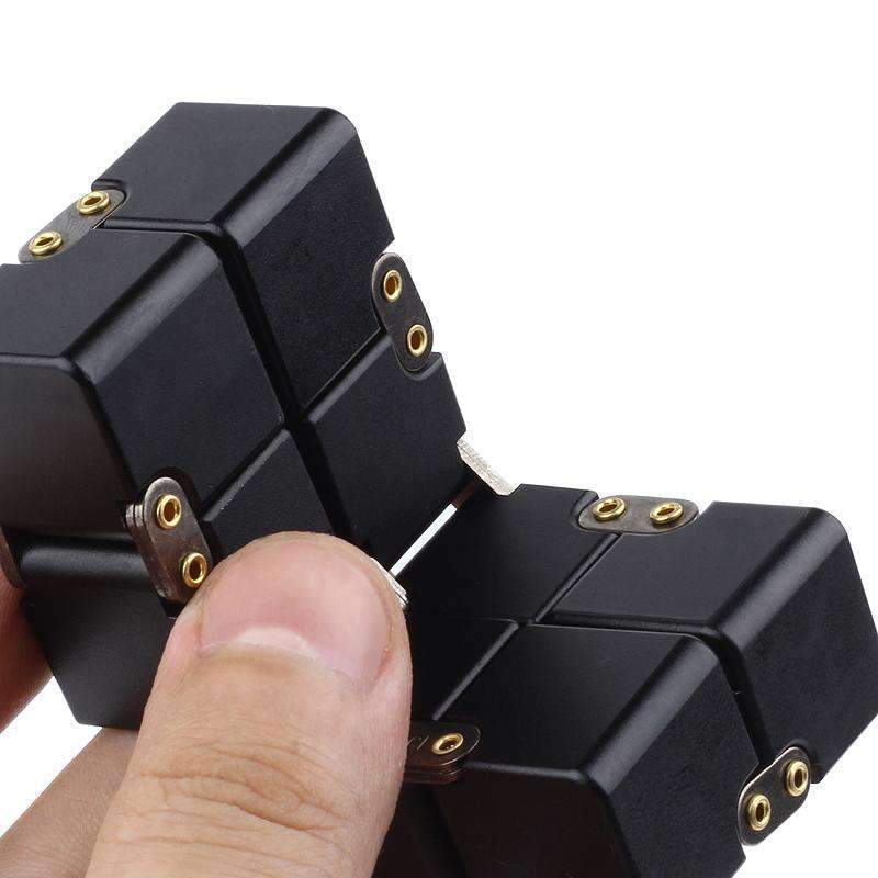 Premium Metal Infinity Cube Fidget Toy