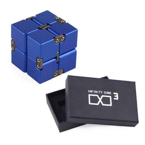 Premium Metal Infinity Cube Fidget Toy