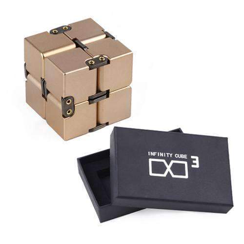 Premium Metal Infinity Cube Fidget Toy