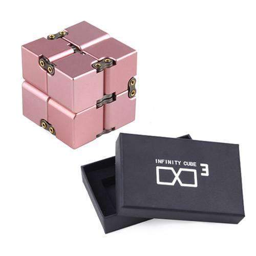 Premium Metal Infinity Cube Fidget Toy