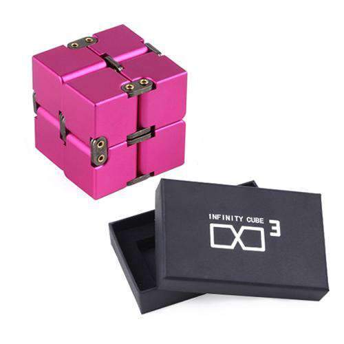 Premium Metal Infinity Cube Fidget Toy