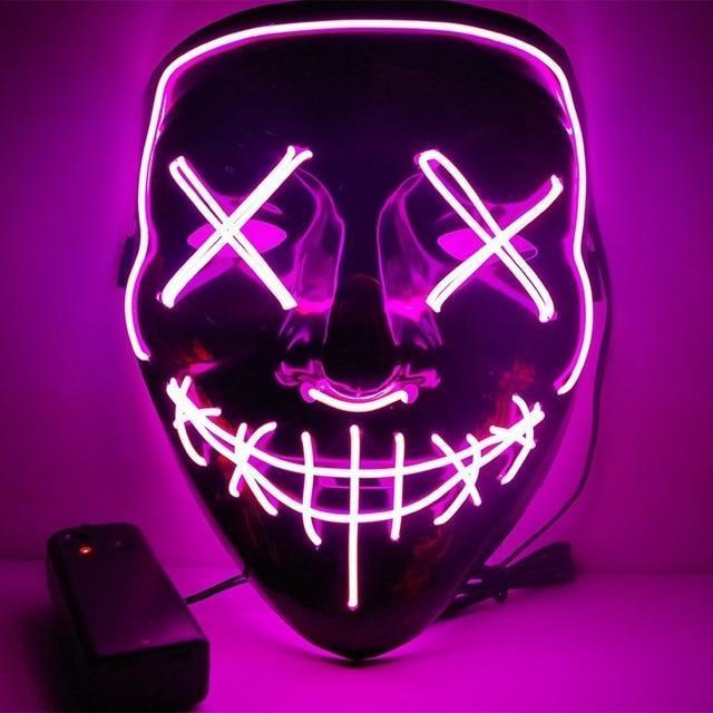 LED Light Up Purge Election Year Mask for Halloween