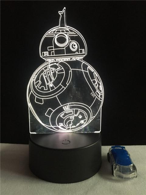 3D Lamp with 7 Colors - Balma Home