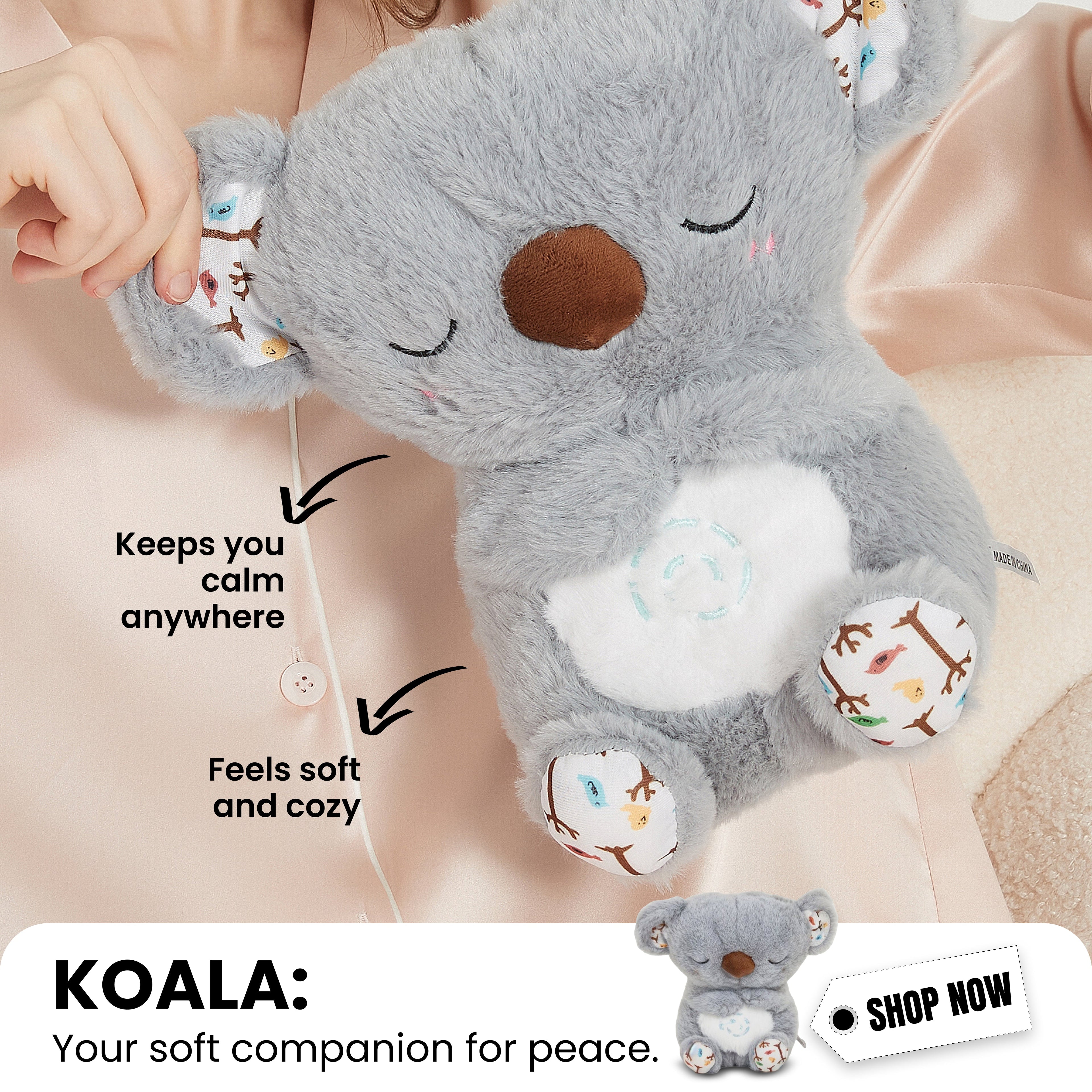 Soothing Relief Koala | Plush Stress Relief Toy for Kids & Adults, Ideal for Relaxation and Comfort