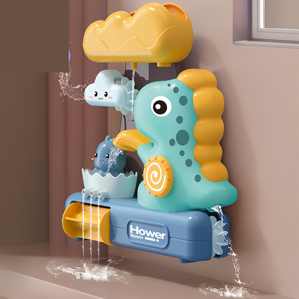 Cartoon Dinosaur Bath Toys | Spinning Water Fun for Kids Aged 18 Months and Older, Perfect for Bath Time and Gift Giving