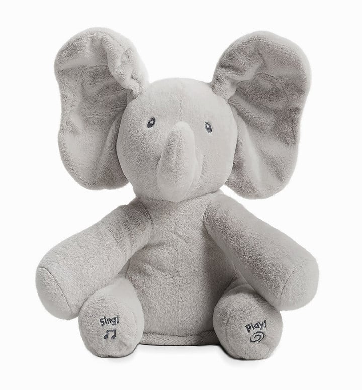 Peek-a-Boo Elephant Toy – Soft Singing & Ear-Flapping Interactive Elephant for Babies and Toddlers
