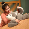 Image of Giant Siberian Husky Dog Teddy Bear Soft Plush Stuffed animal Toy