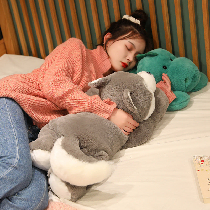 Giant Siberian Husky Dog Teddy Bear Soft Plush Stuffed animal Toy