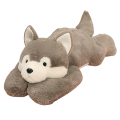 Giant Siberian Husky Dog Teddy Bear Soft Plush Stuffed animal Toy