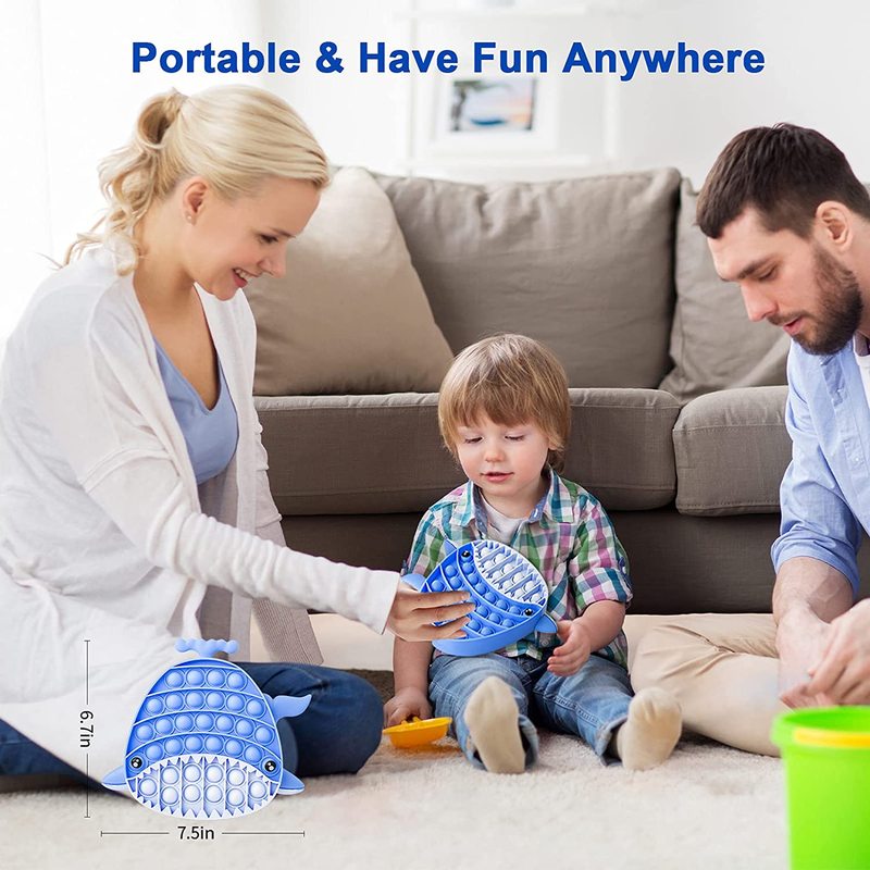 Pop-It Whale Sensory Toy