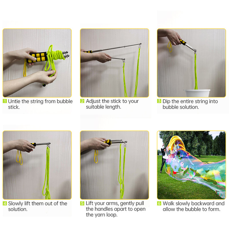 Bubble Wand for Giant Bubbles