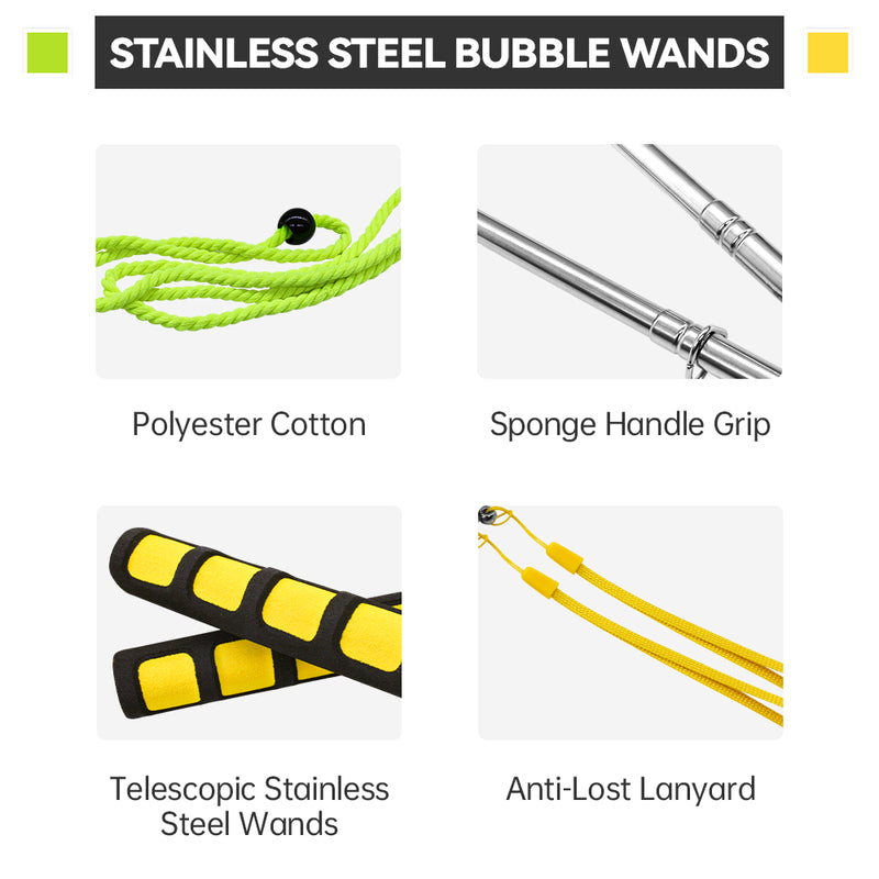 Bubble Wand for Giant Bubbles