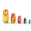 Image of Russian Nesting Doll Toy Babushka Animals