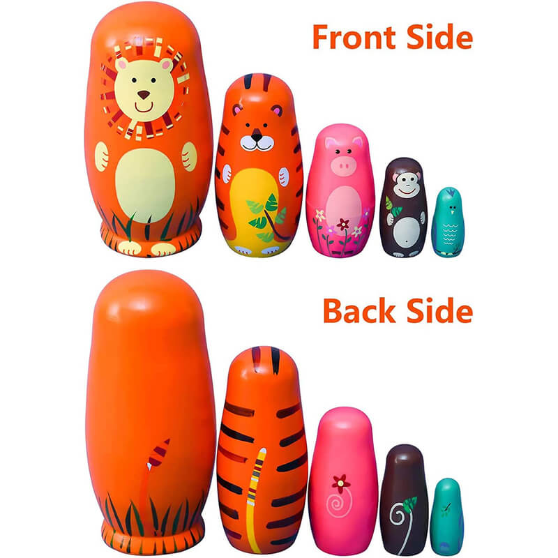 Russian Nesting Doll Toy Babushka Animals